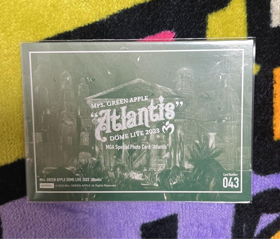 Amazon.co.jp: Mrs. GREEN APPLE ミセス Atlantis フォトカード